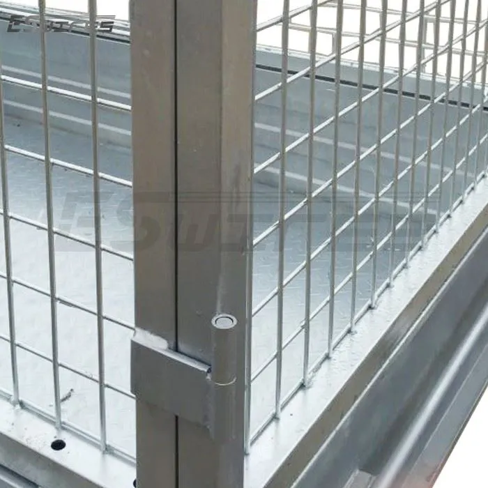Galvanised Box Trailer With Cage