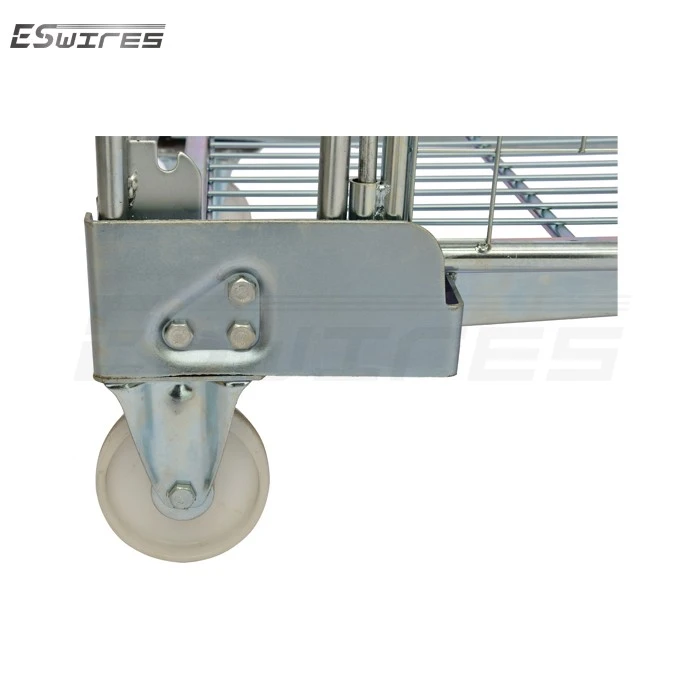 metal cage trolley caster