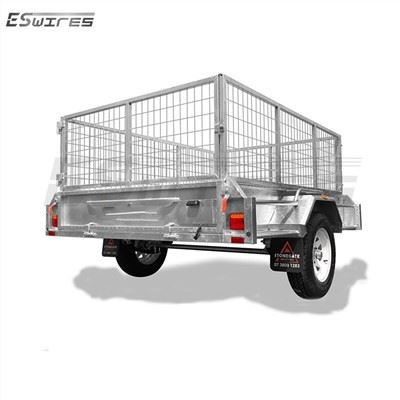 Kooiaanhangwagen met dubbele as